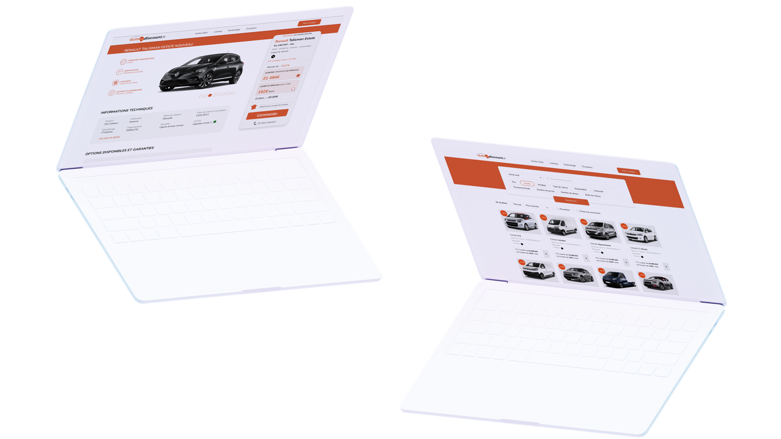 Autodiscount.fr — mock-up site web